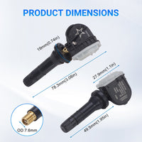 4-Piece Tire Pressure Monitoring Sensor Set for Chevy GMC Cadillac