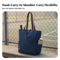 Pickleball Paddle Carrier Large Capacity Pickleball Shoulder Bag Multi-Pocket Sports Tote Multiple Pockets Versatile Design