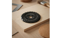 Fast Chip Removal Woodworking Rasp Disc Sharp Cutting Wood Shaping Disc High-Strength Steel Grinding Wheel Attachment Multi-Purpose for Woodworkers