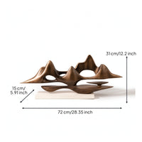 Mountain Sculpture Brushed Rockery Ornament Easy to Clean for Homeowners