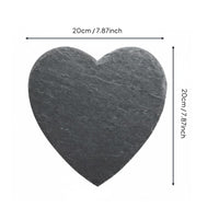 Pet Tombstone Plaque Printed Heart Shaped Pet Memorial Stone Sympathy Gift