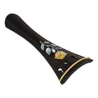 Violin Tailpiece 3/4 4/4 Ebony with Abalone Inlay