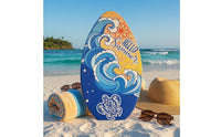 Wooden Surfboard 37-Inch Water Play Board Surfboard-Design Board Pointed Nose Lengthened Shape