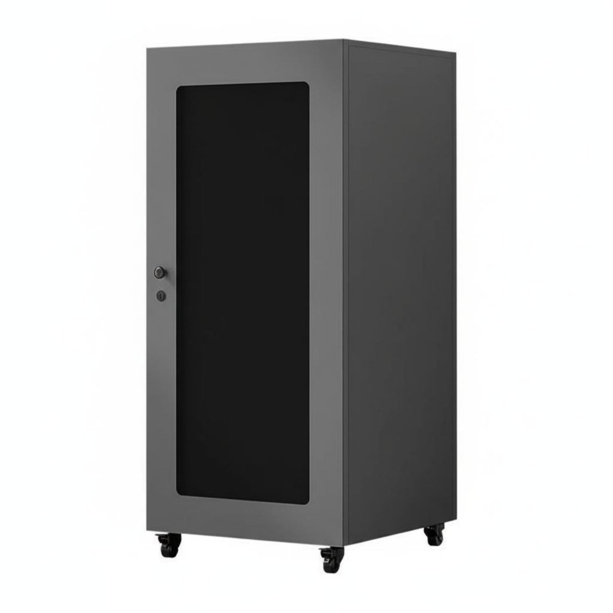 AV Equipment Tower Audio Rack Home Theater Component Rack KTV Sound System Cabinet Locking Media Cabinet Wood Construction Adjustable Shelves Suitable for Home Theater Studio KTV Room
