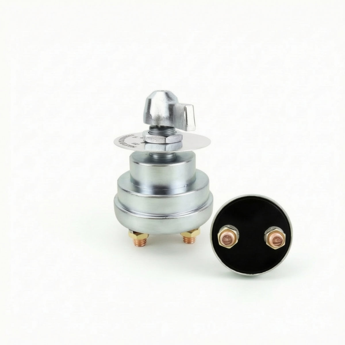 Rotary Battery Disconnect Switch Manual Battery Switch with Indicator Plate Easy to Install Stable Performance for Marine, Car Storage