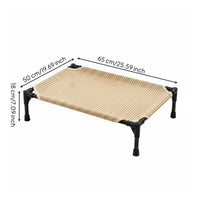 Mesh Dog Cot Easy Clean Elevated Pet Cot Indoor Outdoor Use Raised Pet Bed for Dogs, Cats, Summer