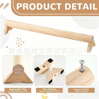 Wooden Balance Beam Training Stand for Gymnastics and Exercise