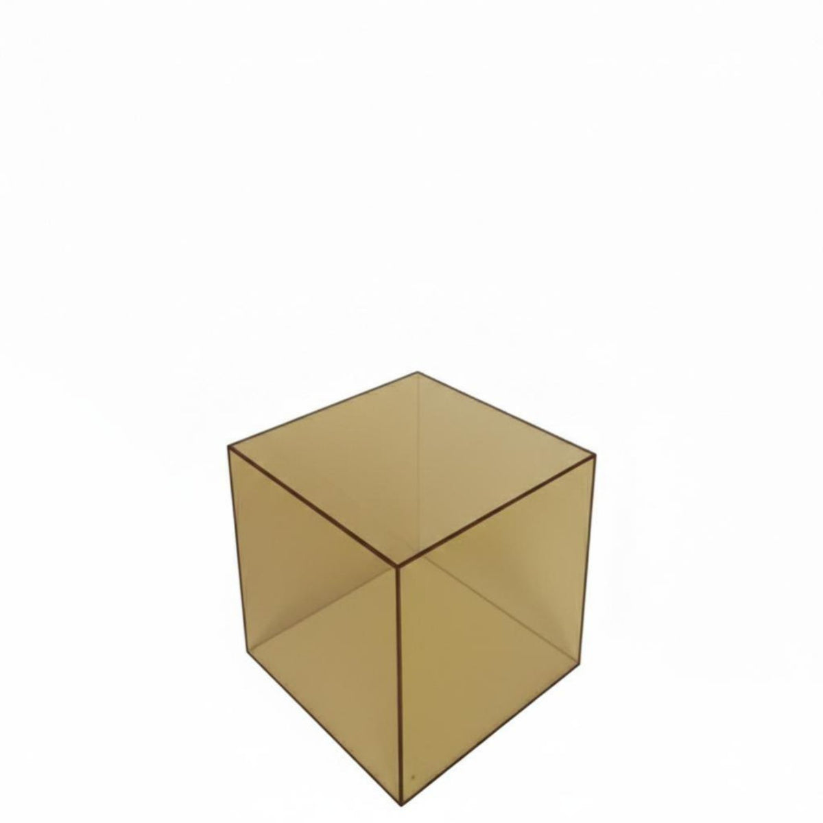 Mirrored Side Table Minimalist Design Mirrored Cube Stand Geometric Shape Multi-Functional for Homeowners, Bedroom, Photo Studio