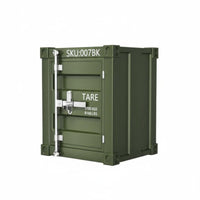 Shipping Container Locker utilitarian aesthetic Bedside Cabinet Retro Design Creative Look for children