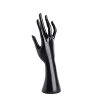 Realistic Shape Resin Hand Model Elegant Design Band Display Hand Polished Finish Band Bracelet Holder Long-Lasting Material for Jewelry Shop Owners, Shop Window, Countertop, Craft Fair, Dresser