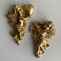 Winged Angel Wall Sculpture  Decor  Ornaments for Gallery , Entryways