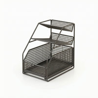 Under-Sink Organizer Freestanding 3-Tier Storage Rack Vertical for Bathroom