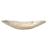 Modern European Light Luxury Gold Hammered Long Tray for Living Room Entryway