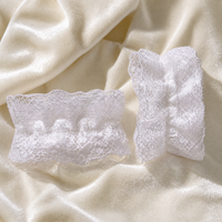 Lolita Lace Cuffs Sweet Arm Sleeves Wristbands for Women