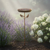 Metal Bird Bath Stake Weather Resistant Bird Bath Stake Easy to Clean for Patio