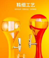 酒炮桶扎啤炮世界杯扎啤酒炮3L青岛扎啤酒桶2L分酒器1.5酒塔酒