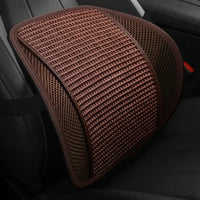 Ergonomic Support Cushion Breathable Back Support Cushion Soft Pillow with Straps Long-Lasting for Commuters