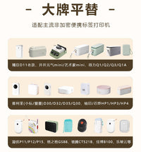 Thermal Label Paper Rolls for Label Printers, PVC Adhesive