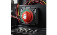 2-Position Battery Disconnect Switch with Mounting Hardware Rotary Battery Switch Square Electrical Component Easy Installation for Boat, RV, Truck, Car