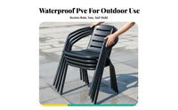 Weather-Resistant Outdoor Table and Chairs Long-Lasting Outdoor Dining Set Heavy Duty Metal Garden Table and Chairs Thickened Material for Homeowners, Business Owners, Couples, Balcony, Terrace, Backyard, Porch