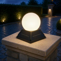 Solar Post Cap Light Energy Saving Post Cap Lamp LED for Driveway