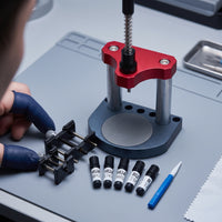 Dial Foot Repair Machine Precision Watch Dial Soldering Machine Professional Watch Repair Tool with Accessories for Watchmakers, Workbench