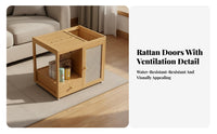 Mobile Tea Table Multi-Functional Rolling Tea Serving Trolley Multifunctional Sofa End Table on Wheels for Homeowners, Seniors, Small Areas, Bedroom