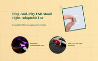 Cordless LED Ambient Light for Car Interior Decoration