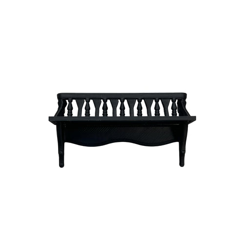 Balustrade Railing Dollhouse Balcony Shelf Turned Spindles 1:12 Scale Shelf Curved Brackets