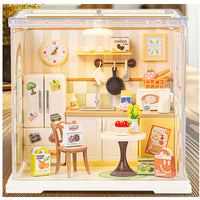 Fun DIY 3D Puzzle with Simulated Lighting for Bedroom and Study Model World Children's Toy