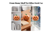 Orange Pumpkin Decoration with Light
