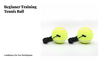 High Elasticity Tennis Ball with String Long-Lasting Rebound Tennis Ball Anti-Slip Base for Beginners, Adults, Outdoor, Backyard, Driveway