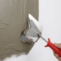 Stainless Steel Corner Finishing Tool Textured Grip Corner Trowel Long-Lasting Heavy Duty for Home Renovation