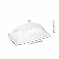 Transparent Food Dome Proof Plastic Food Cover Dustproof for Buffet