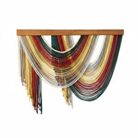 Rope Tassel Hanging Soft Touch Boho Woven Tapestry House Decoration for Bedroom, Entryway