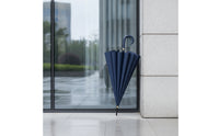 Water-Resistant Umbrella with 16 Ribs Windproof Automatic Stick Umbrella Classic Heavy Duty for Commuters