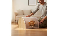 Cardboard Cat Scratcher House Tunnel hideaway lounge Extra Large Animal Dwelling Furniture for Kittens, Multiple Cats