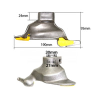 Metal Tire Changer Mount Demount Head Long-Lasting Tire Changer Duck Head Safeguarding Tool Scratch-Resistant for Auto Repair Shops