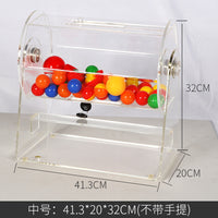 Acrylic Raffle Drum with Rotating Cage for Events, Fair and Impartial