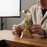 Electronic Clock Movement Vintage Type Skeleton Clock Movement Decorative Gears Timekeeping Item