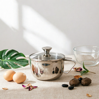 Lidded Egg White Separator Perforated Egg White Separator Cup Polished Silver