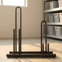 Semicircular Bike Rack Thickened Base Metal Bike Rack Powder Coated