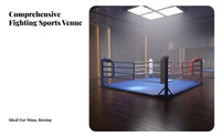 MMA Eight-Sided Cage Competition Ready Boxing Arena Heavy Duty Construction Fighting Stage for Professionals, Athletes, Gym