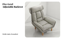 Highspine lounge chair Reclining Design Lounge Chair Comfortable Ergonomic for Adults