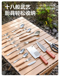 Foldable Chef Knife Roll Bag with Waterproof and Wear-Resistant Material