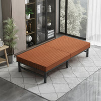 Folding Bed with Mattress Padded Folding Bed Portable Cot for Guests, Adults, Guest Room, Office, Small Apartments
