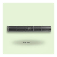 Long Strip Floor Drain Anti-Odor Linear Shower Drain Sloped Design