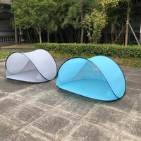 海边沙滩帐篷全自动简易速开防晒遮阳公园儿童防紫外线户外便携式