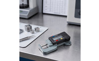 mm/inch Conversion Thickness Measuring Tool with LCD Display Metric Imperial Thickness Gauge with LCD Handheld Caliper Instant for Leatherworkers, Machinists, Sewing Hobbyists, Leatherwork, Metalworking, Workshops