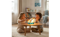 Cetacean Lamp with Undulating Base Wave-Themed Base-Themed Cetacean Night Light Stainedstained-Glass Look Ornament for Young Children